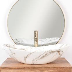 Умывальник на столешницу Rea Royal Lava