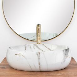 Умывальник на столешницу Rea Linda Lava