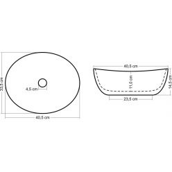 Умывальник на столешницу Rea Avila