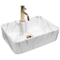 Умывальник на столешницу Rea Kelly Marmo