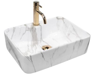 Умывальник на столешницу Rea Kelly Marmo