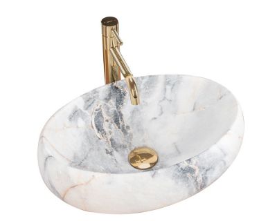 Умывальник на столешницу Rea Linda Granite Mat