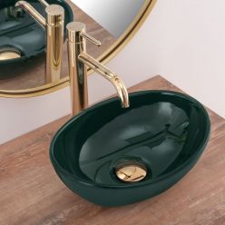 Умывальник на столешницу Rea Sofia Mini Green