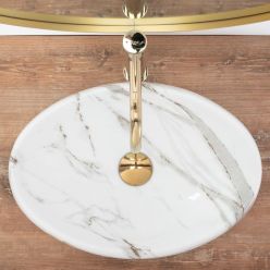 Умывальник на столешницу Rea Linda Lava