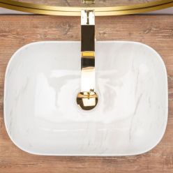Умывальник на столешницу Rea Belinda Calala Marble