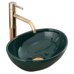 Умывальник на столешницу Rea Sofia Mini Green