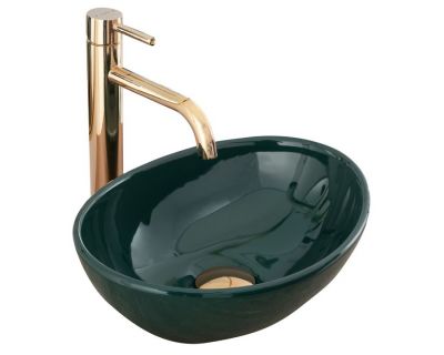 Умывальник на столешницу Rea Sofia Mini Green
