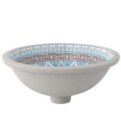 Умывальник врезной REA ARTE BLUE