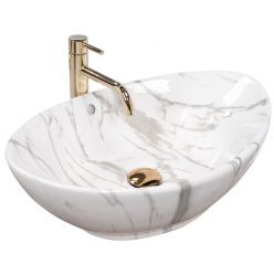 Умывальник на столешницу Rea Wendy Marmo