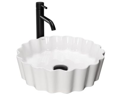 Умывальник на столешницу Rea Melisa White