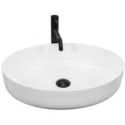 Умывальник на столешницу Rea Queen White