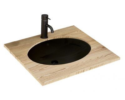 Умывальник врезной Rea Nel Black