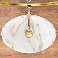 Умывальник на столешницу Rea Linda Lava Mat