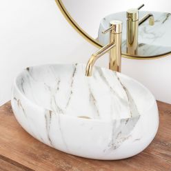 Умывальник на столешницу Rea Linda Lava