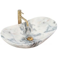 Умывальник на столешницу Rea Royal Granite Mat