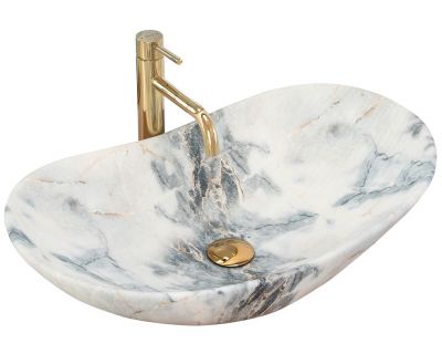 Умывальник на столешницу Rea Royal Granite Mat