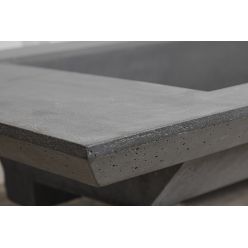 Раковина из бетона Jorno Incline 80