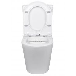 Напольный унитаз Roxen Wailet 600175-01 безободковый белый SoftClose