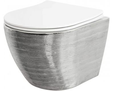 Унитаз подвесной Grossman GR-4455SWLS 48x36,5 серебро