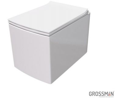 Унитаз подвесной Grossman GR-4460S 51x35 сиденье Duroplast, микролифт