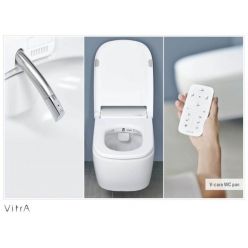 Подвесной унитаз Vitra V-Care Comfort 5674B003-6104