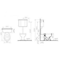 Напольный унитаз Vitra Efes 6961B003-5083