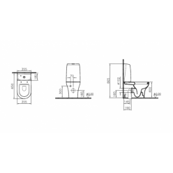 Напольный унитаз Vitra Zentrum 9012B003-7200