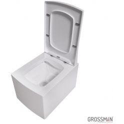 Унитаз подвесной Grossman GR-4460S 51x35 сиденье Duroplast, микролифт
