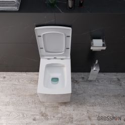 Унитаз подвесной Grossman GR-4460S 51x35 сиденье Duroplast, микролифт