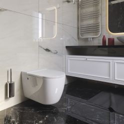 Унитаз подвесной Grossman GR-5502impuls 57x36 импульсный, сиденье Duroplast, микролифт