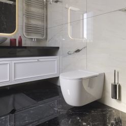 Унитаз подвесной Grossman GR-5502impuls 57x36 импульсный, сиденье Duroplast, микролифт