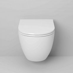 Унитаз подвесной Grossman GR-4455SQ 37x43,5 с сиденьем SoftClose, круговой бесшумный смыв Торнадо