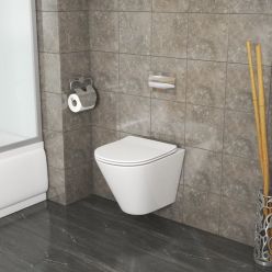 Унитаз подвесной Grossman GR-4477 49х36 безободковый/тонкая крышка