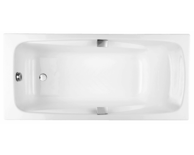 Ванна чугунная 160x75 Jacob Delafon Repos E2929-00, с отверстиями для ручек