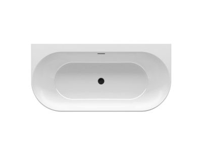 Акриловая ванна Ravak Freedom W 166х80, белый/черный слив, XC00100033