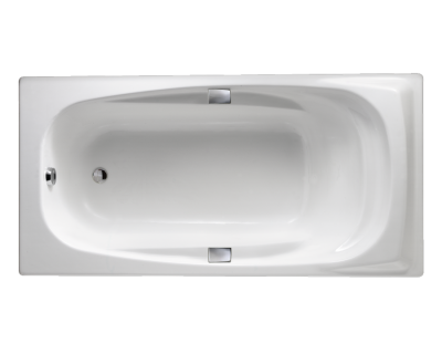 Ванна чугунная 180x90 Jacob Delafon Super Repos E2902-00,с отверстиями для ручек