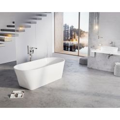 Акриловая ванна Ravak Solo 178x80, черный слив, XC00100036