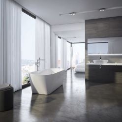 Акриловая ванна Ravak Solo 178x80, черный слив, XC00100036