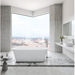 Акриловая ванна Ravak Solo 178x80, черный слив, XC00100036