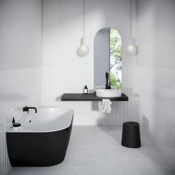 Акриловая ванна Ravak Freedom W, черный/белый, XC00100027