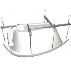 Ванна акриловая Тритон Изабель New 170x100 с каркасом (левая)