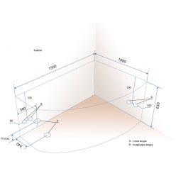 Ванна акриловая Тритон Кайли New 150x100 с каркасом, экраном и сифоном (правая)