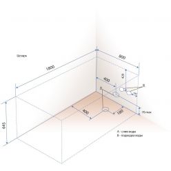 Ванна гидромассажная Тритон Цезарь Экстра 180x80 Базовая