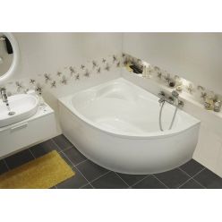 Ванна акриловая VentoSpa Nika 160x105 L с каркасом