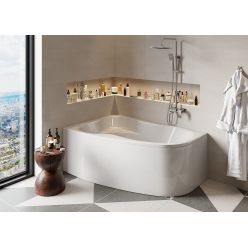 Ванна акриловая Vagnerplast Melite 160x105 L левая