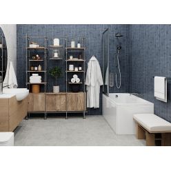 Ванна акриловая Vagnerplast Ebony 160x75