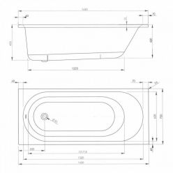 Ванна акриловая Vagnerplast Kasandra 165x70
