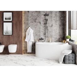 Ванна акриловая Vagnerplast Selena 147x100 R правая