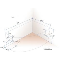 Ванна акриловая Triton Кайли New 150x100 левая