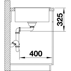 Кухонная мойка Blanco Zia XL 6 S Compact антрацит